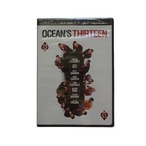 🍿 Oceans Thirteen (DVD, 2007, Full Screen) Sealed New